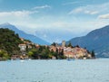 Lake Como (Italy) view Royalty Free Stock Photo
