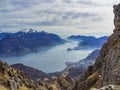 Lake Como landscape Royalty Free Stock Photo