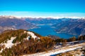 Lake Como, photographed from Monte San Primo.