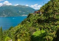 Lake Como summer view, Italy Royalty Free Stock Photo