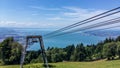 Lake Constance: view from the Pfaender cable car Royalty Free Stock Photo