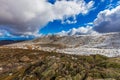 Lake Cootapatamba on Mount Kosciuszko Summit walk. New South Wales, Australia Royalty Free Stock Photo