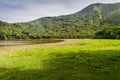 Lake in a crater of Maderas volcano on Ometepe island, Nicarag Royalty Free Stock Photo