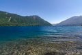 Lake crescent washington blue water Royalty Free Stock Photo