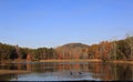 Lake and Mountain in Autumn Royalty Free Stock Photo