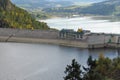 Lake Czorsztyn dam Royalty Free Stock Photo