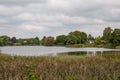 Lake in Danish town Royalty Free Stock Photo