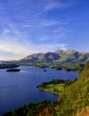 Lake district evening, Derwentwater Royalty Free Stock Photo