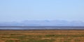 Lake District hills across Morecambe bay Royalty Free Stock Photo