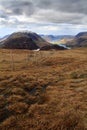 Lake district Landscape Assent of Great Gable Royalty Free Stock Photo