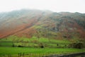 Bowfell from Dungeon Ghyll, Langdale, Lake District, Cumbria. England, UK