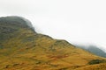 Bowfell along The Band route, Langdale, Lake District, Cumbria. England, UK Royalty Free Stock Photo