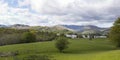 Lake District panorama of Langdale Valley and Windermere