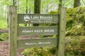 Lake District Penny Wood Rock sign