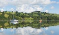 The Lake District popular beautiful English tourist destination Ullswater Cumbria North England in summer Royalty Free Stock Photo