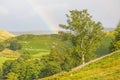 Lake District Rainbow Landscape Royalty Free Stock Photo