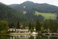 Lake Dobbiaco Dolomites Italy Royalty Free Stock Photo