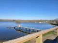 Lake dock water