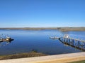 Lake dock water