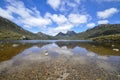 Lake Dove and Cradle Mountain. Royalty Free Stock Photo