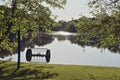 Lake and Drain With Treeline Reflection