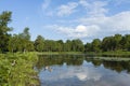 Lake at Duinen van Oostvoorne Royalty Free Stock Photo