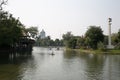 Lake in Dusit Zoo - Bangkok, THAILAND.