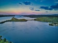 Lake at dusk Royalty Free Stock Photo