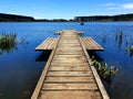 Lake Edward, Volcano Crater Lake, Limestone Coast Royalty Free Stock Photo