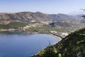 amazing lake Egirdir the most peaceful place for summer, Turkey, Isparta view from the top of the mountain to the city