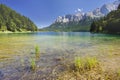 Lake Eibsee nearby city Garmisch