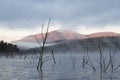 Lake Eildon scenery and mountains Royalty Free Stock Photo