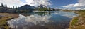 Lake elfin panorama view Royalty Free Stock Photo