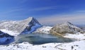 Lake Enol, Asturias, Spain.