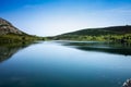 Lake Enol in Picos de Europa, Asturias, Spain