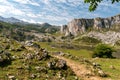 Lake Ercina, one of the group known as Lakes of Covadonga, in the Picos de Europa National Park Asturias, Spain Royalty Free Stock Photo