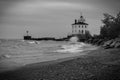 Lake Erie Lighthouse Royalty Free Stock Photo