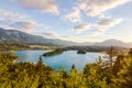 Lake Faaker See in Carinthia, Austria Royalty Free Stock Photo