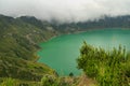 Lake Filled Quilotoa Caldera, Laguna del Quilotoa