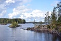 Lake Finland landscape Royalty Free Stock Photo