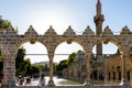 The lake and the fish in it, located in the city center of ?anl?urfa, where it is believed that the Prophet Abraham