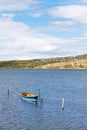 Lake near Gruissan in France Royalty Free Stock Photo