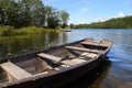 Lake fishing in Norway Royalty Free Stock Photo