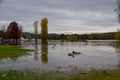 Lake flooding