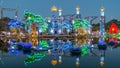 Newly opened Dubai Glow Garden day to night timelapse is a state of Art architecture featuring environment friendly