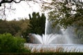 Lake and fountain