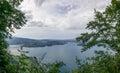 The Lake of Four Cantons near Lucerne, seen from the Buergenstock peak