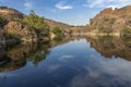 Lake in front of Jaswant Thada in Jodhpur Royalty Free Stock Photo