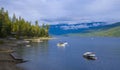 Lake Front Property at Shuswap Lake Royalty Free Stock Photo