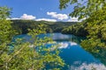 Lake Galovac landscape. Royalty Free Stock Photo